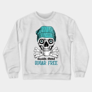 Sugar Free Skull Crewneck Sweatshirt